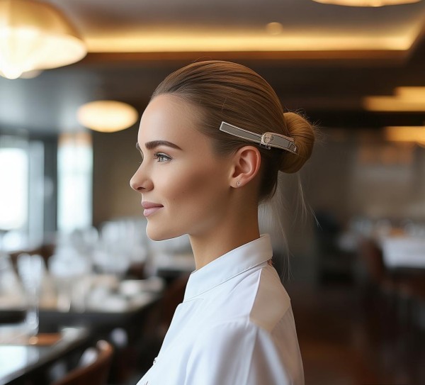 酒店餐饮服务员头发可以用抓夹吗？——从卫生规范与职业形象看实用选择