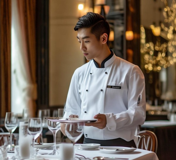 四星级酒店餐饮服务员任职要求，专业素养与细节把控的全面解析