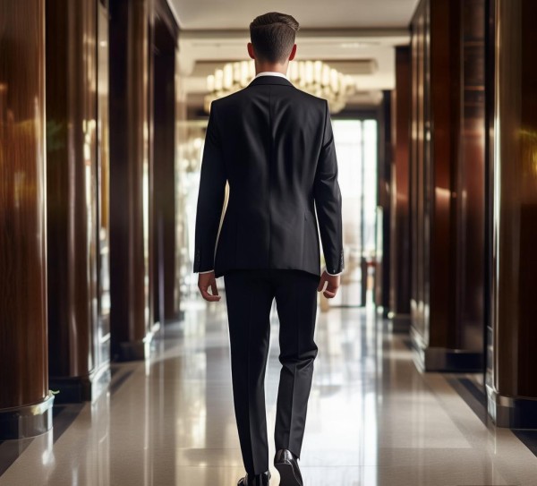 酒店服务礼仪，男员工站姿与走姿的规范与重要性