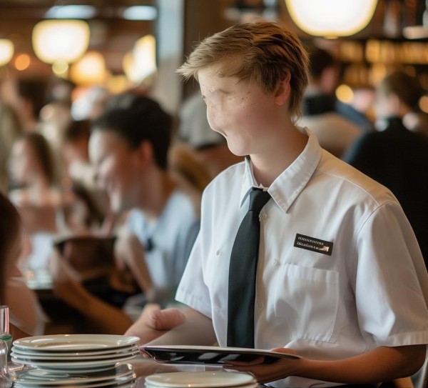 酒店餐饮服务员暑假工，日常职责与成长体验解析